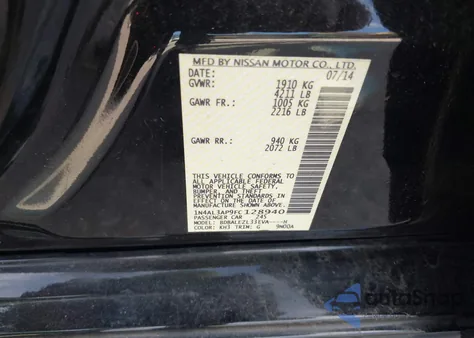 2015 Nissan Altima 2.5 S z USA, uszkodzony, nr VIN 1N4AL3AP9FC128940